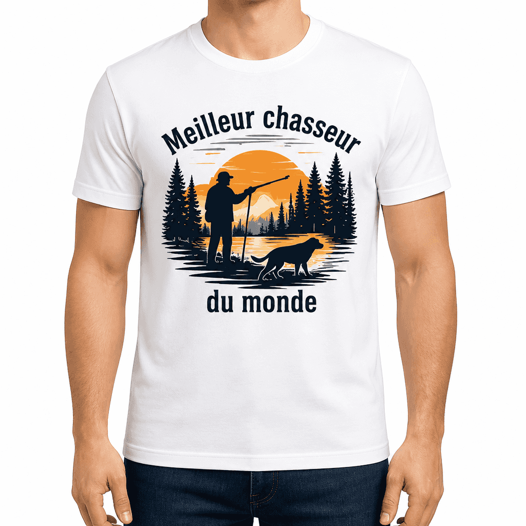 T-shirt chasseur – Meilleur chasseur du monde