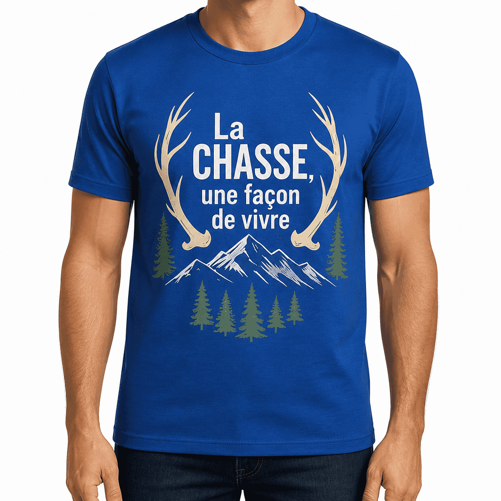 T-shirt chasseur – La chasse, une façon de vivre