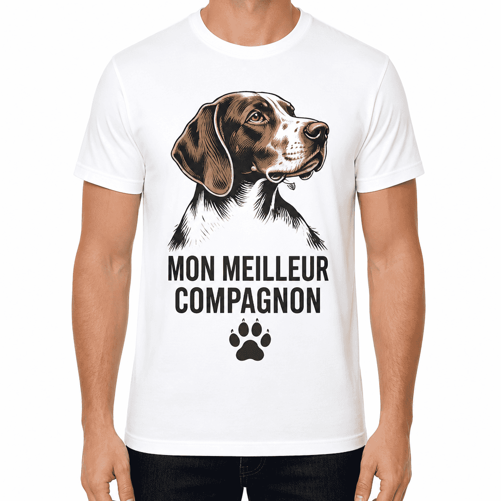 T-shirt chasseur – Mon meilleur compagnon