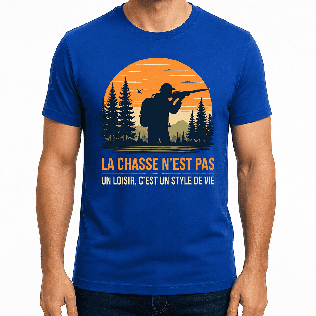T-shirt chasseur – La chasse n'est pas un loisir, c'est un style de vie