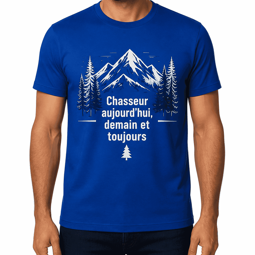 T-shirt chasseur – Chasseur aujourd'hui, demain et toujours