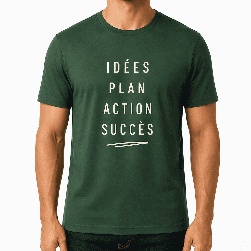 T-shirt pour collègue – IDÉES PLAN ACTION SUCCÈS