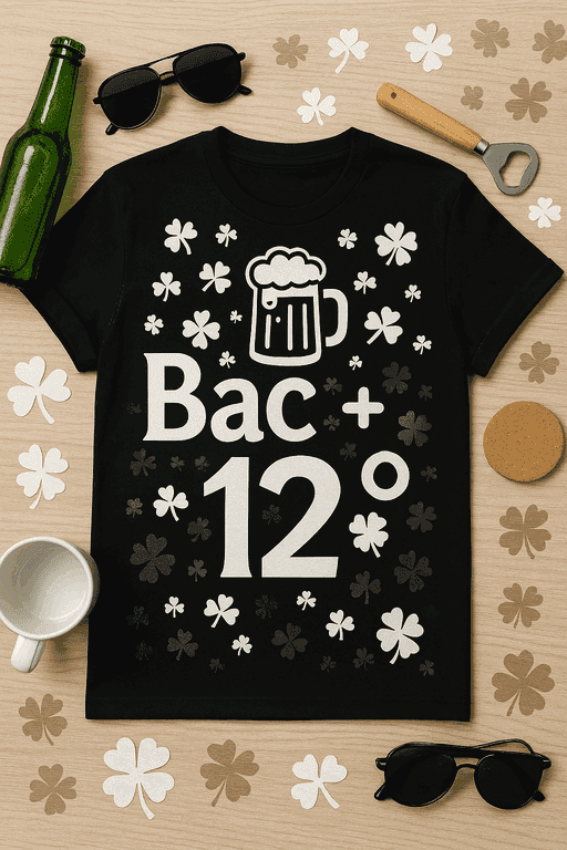 T-shirt Bac + 12°