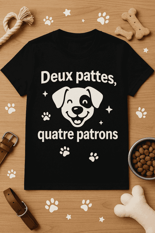 T-shirt Deux pattes, quatre patrons