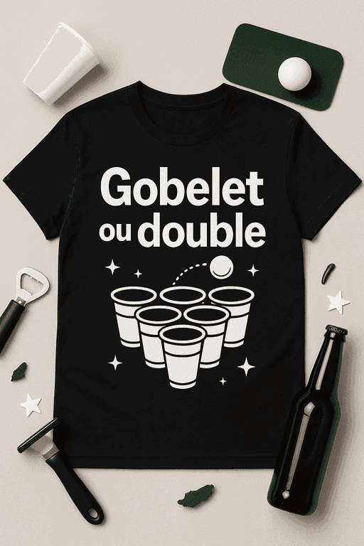 T-shirt Gobelet ou Double