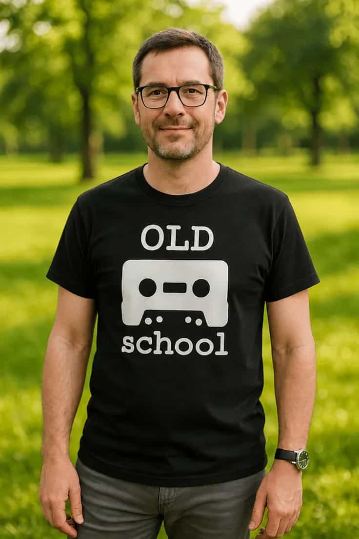 T-shirt humoristique Old school - OLD school