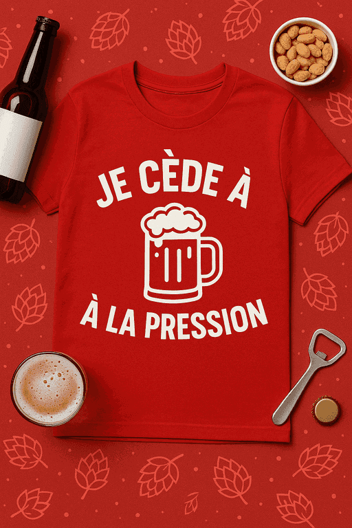 T-shirt Je cède à la pression