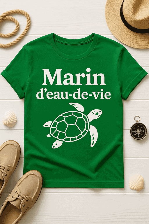 T-shirt Marin d’eau-de-vie
