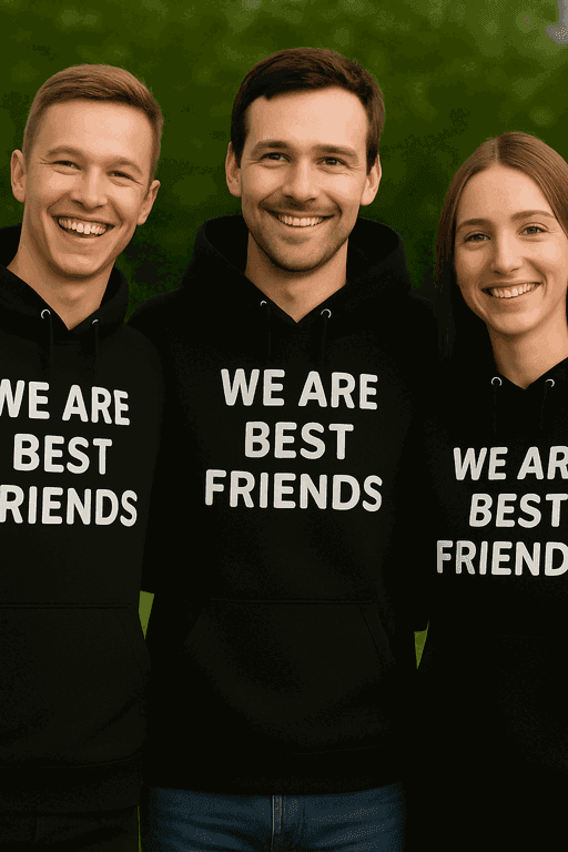 WE ARE BEST FRIENDS (lot de 3) - Sweat à capuche