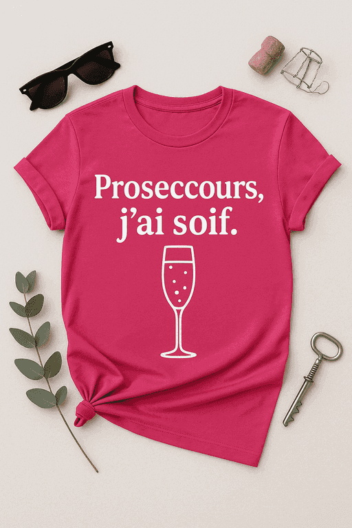 T-shirt Proseccours, j’ai soif