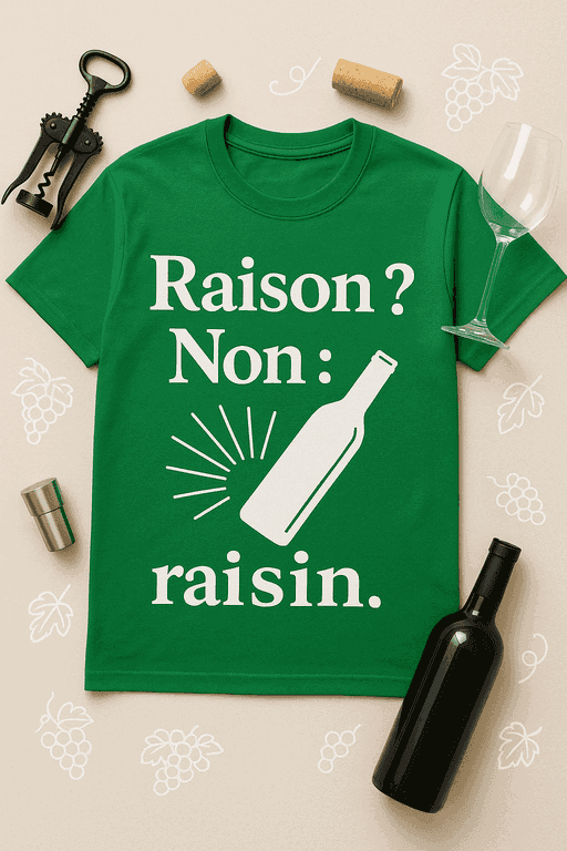 T-shirt Raison ? Non : raisin.