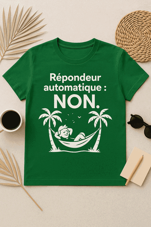T-shirt Répondeur Automatique : NON.