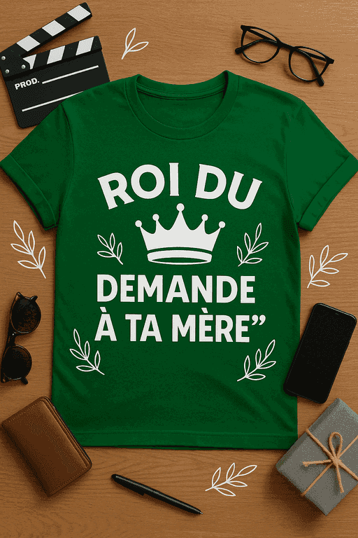 T-shirt Roi du Demande à ta mère