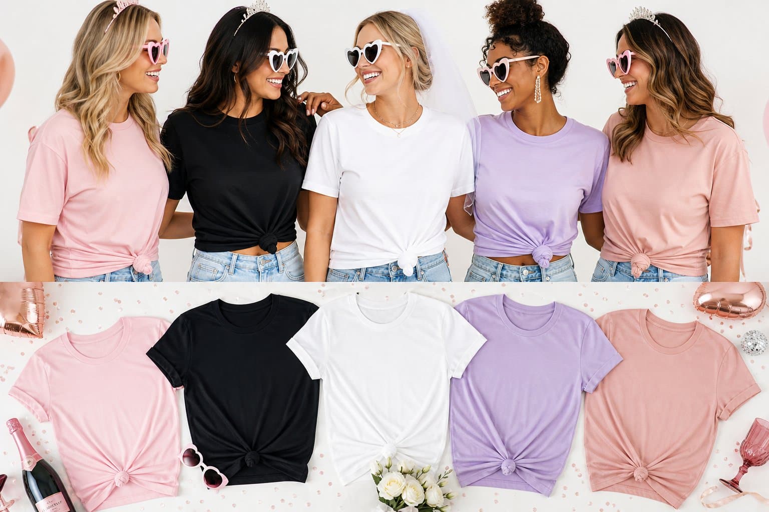 T-shirt EVJF groupe idées : styles et conseils
