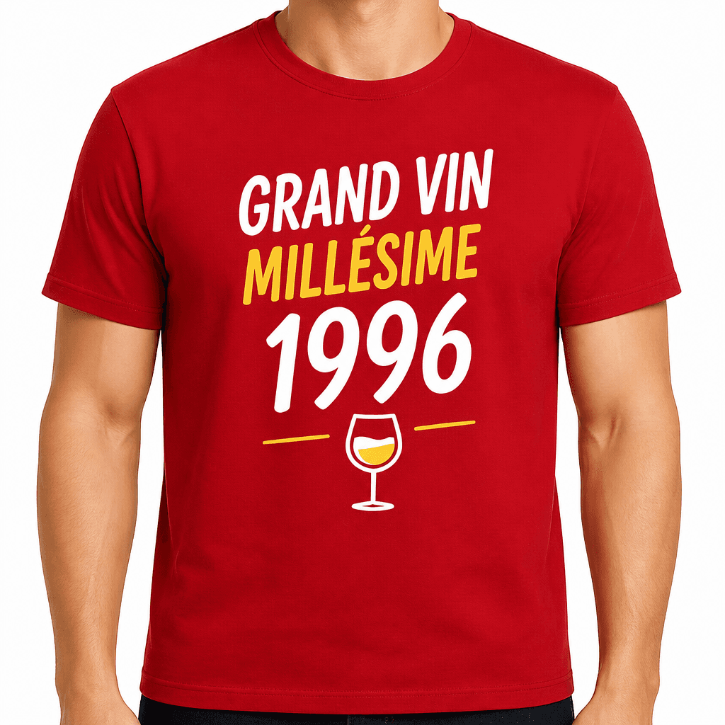 T-shirt 30 ans – Grand vin millésime 1996