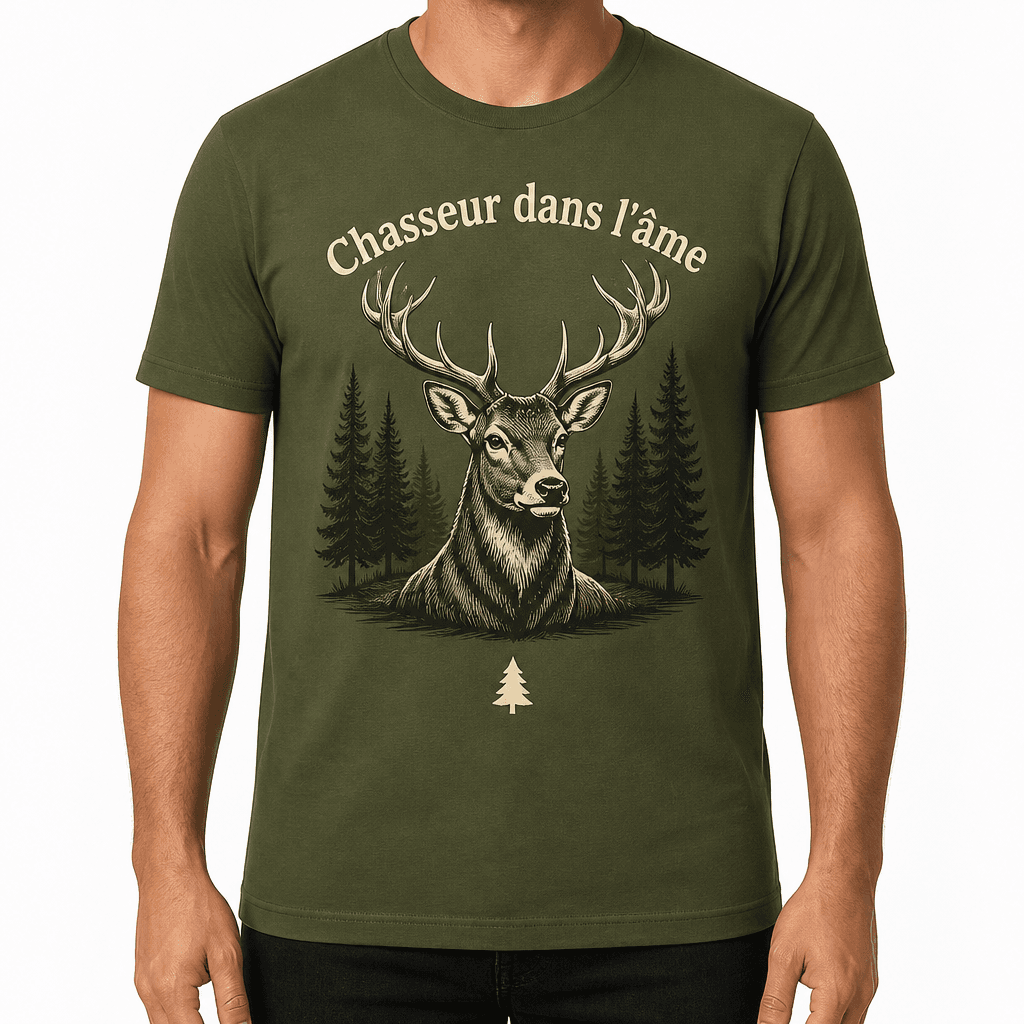 T-shirt chasseur – Chasseur dans l'âme
