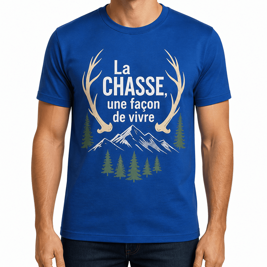 T-shirt chasseur – La chasse, une façon de vivre