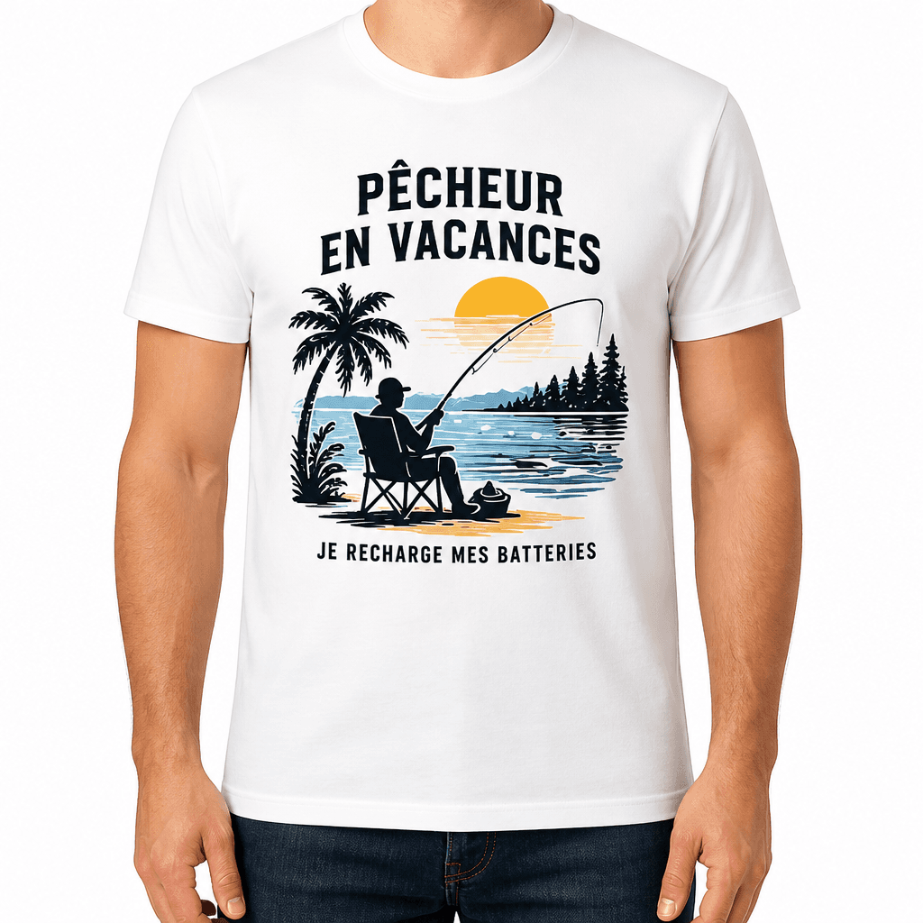 T-shirt de pêcheur – PÊCHEUR EN VACANCES