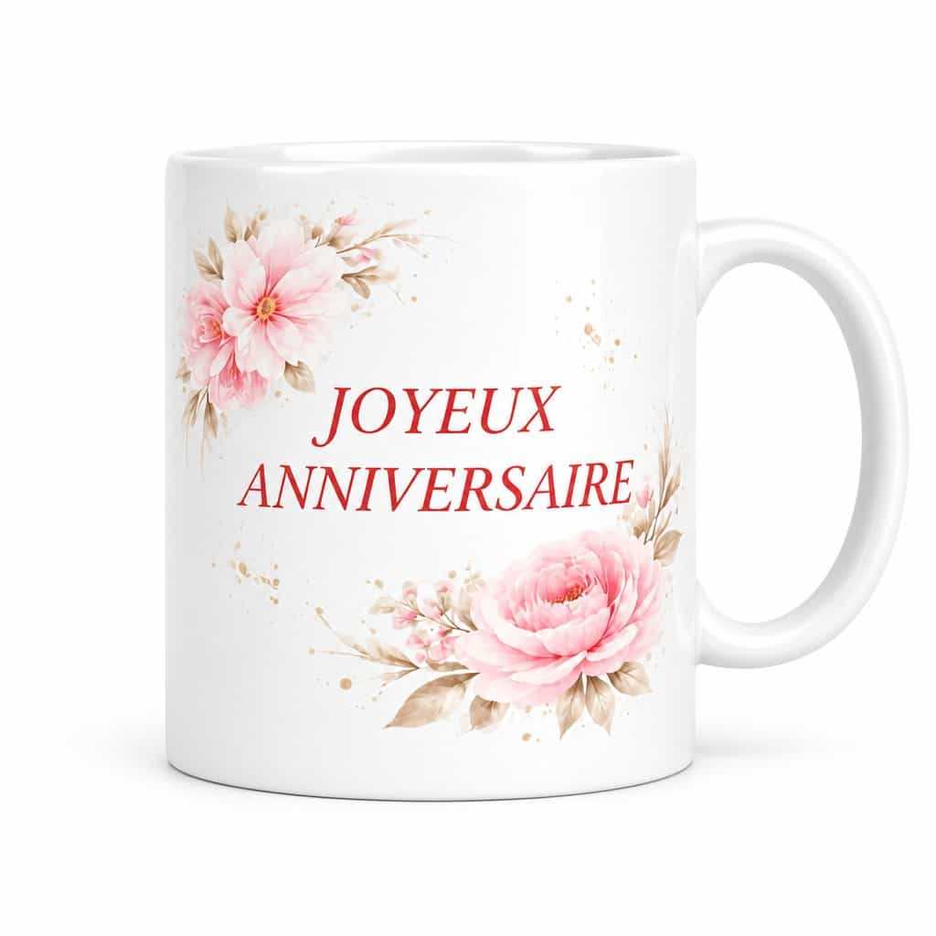 Mug humoristique Joyeux anniversaire JOYEUX ANNIVERSAIRE