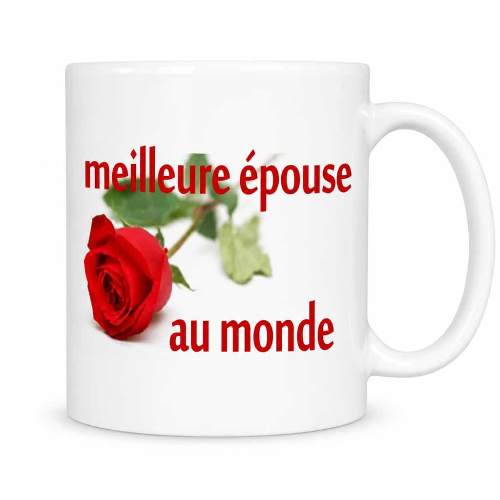 Mug humoristique Meilleure épouse du monde