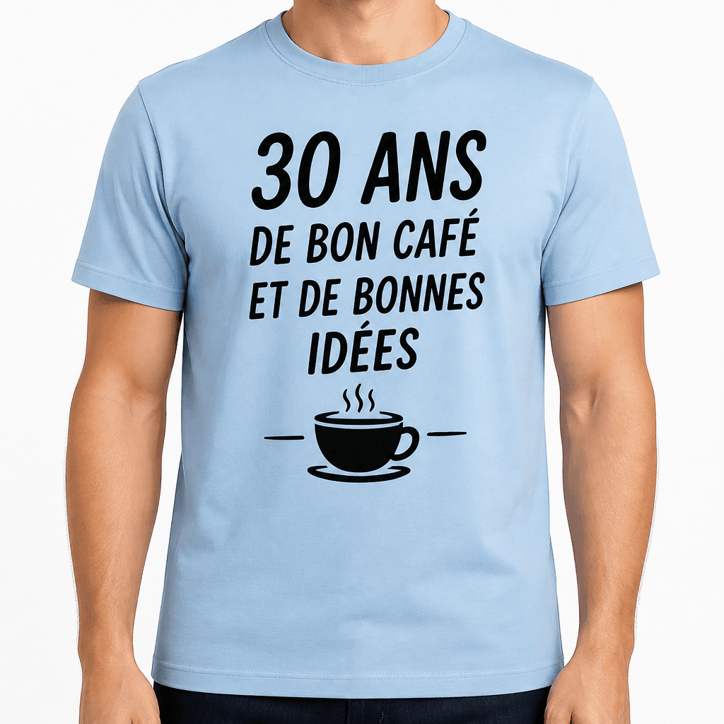 T-shirt 30 ans – 30 ans de bon café et de bonnes idées