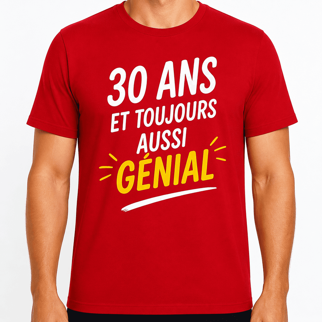 T-shirt 30 ans – 30 ans et toujours aussi génial