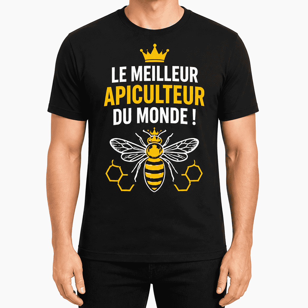 T-shirt apiculteur – Le meilleur apiculteur du monde !