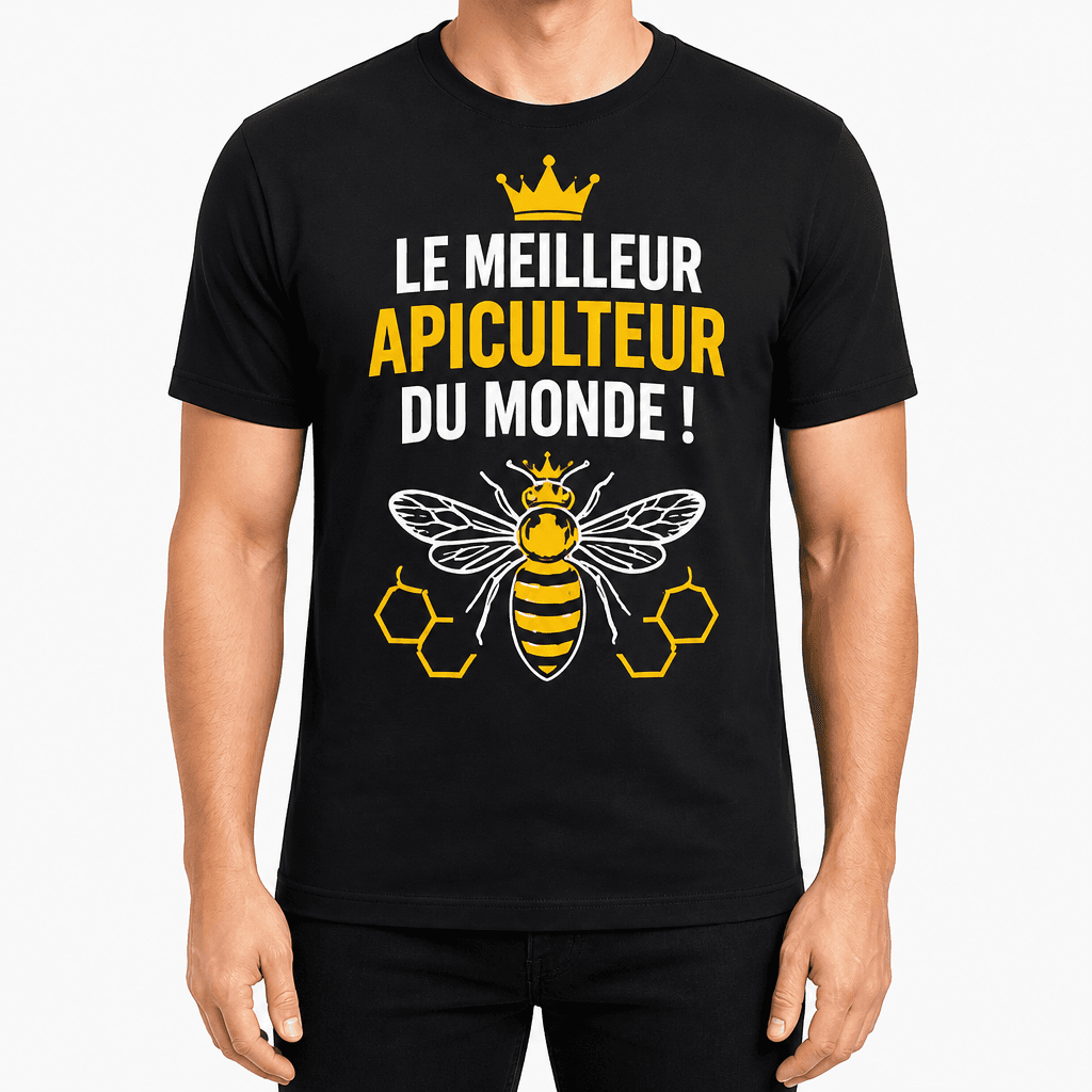T-shirt apiculteur – Le meilleur apiculteur du monde !