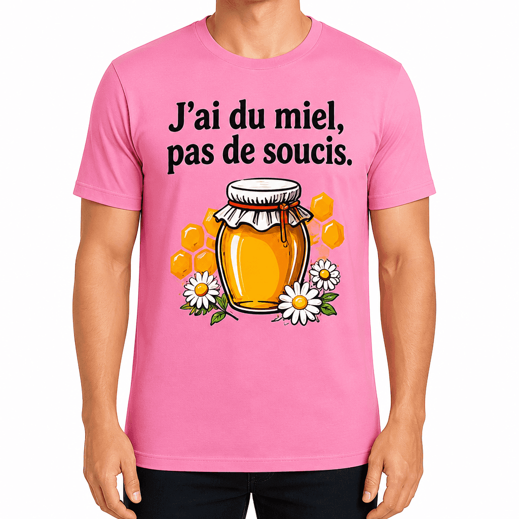 T-shirt apiculteur – J'ai du miel, pas de soucis.