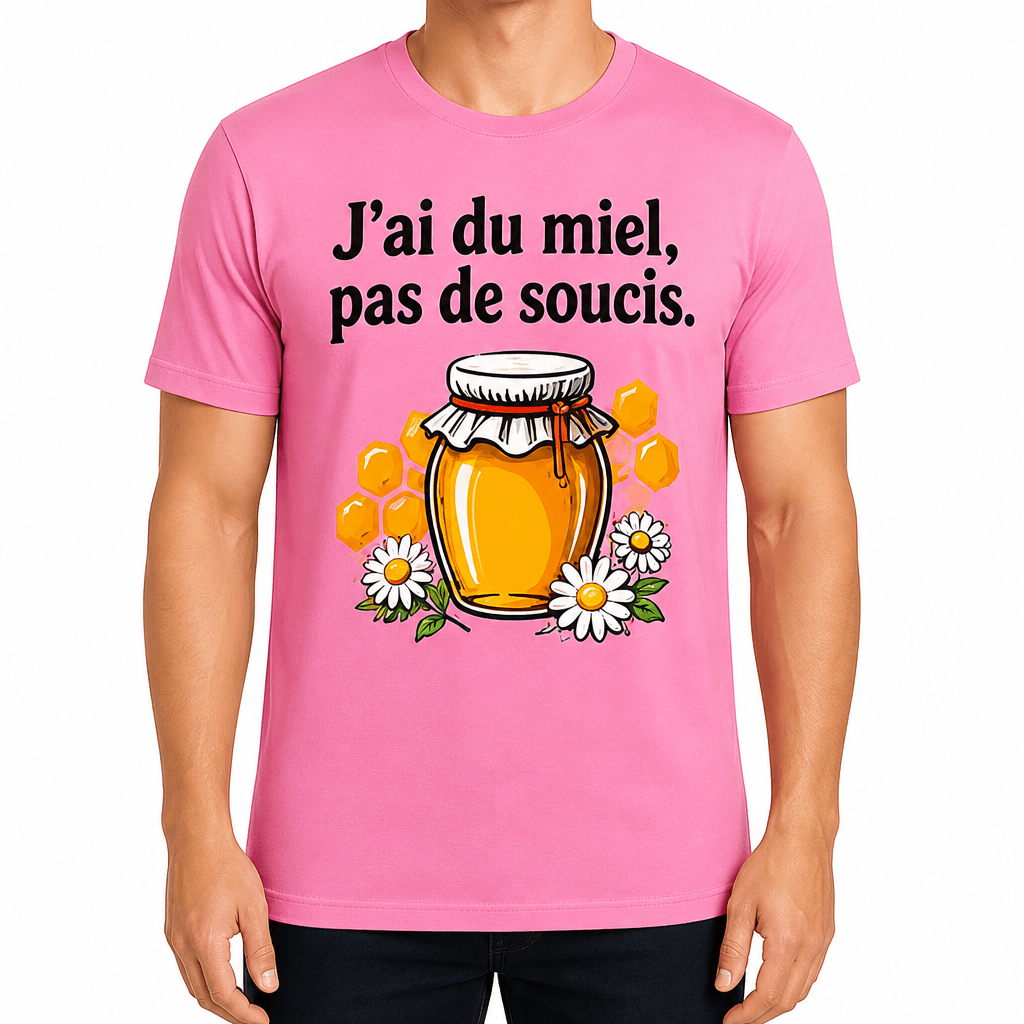 T-shirt apiculteur – J'ai du miel, pas de soucis.