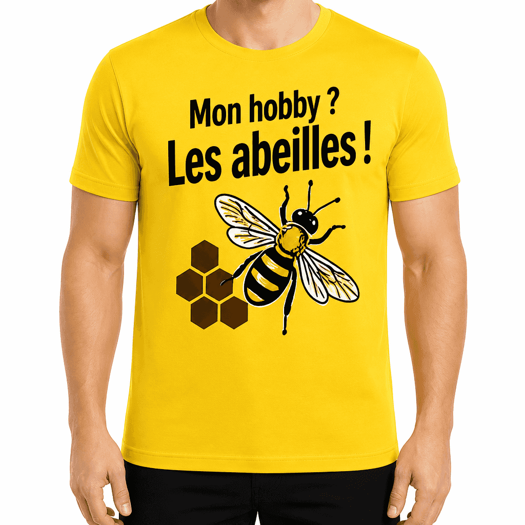 T-shirt apiculteur – Mon hobby ? Les abeilles !