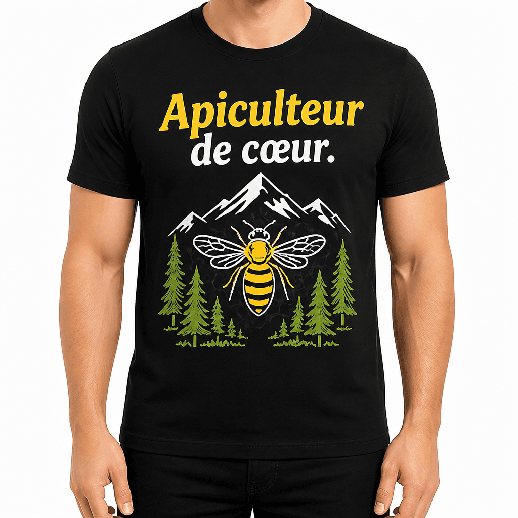 T-shirt apiculteur – Apiculteur de cœur.