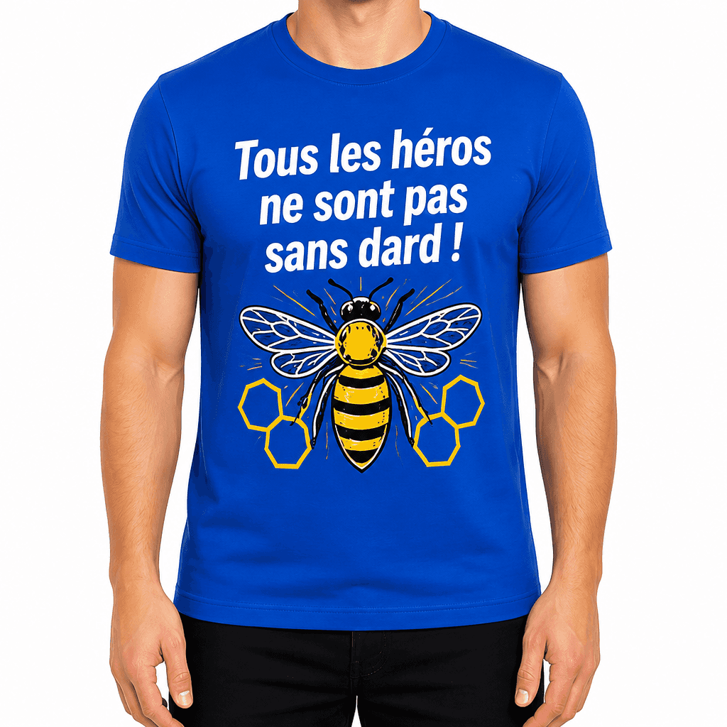 T-shirt apiculteur – Tous les héros ne sont pas sans dard !