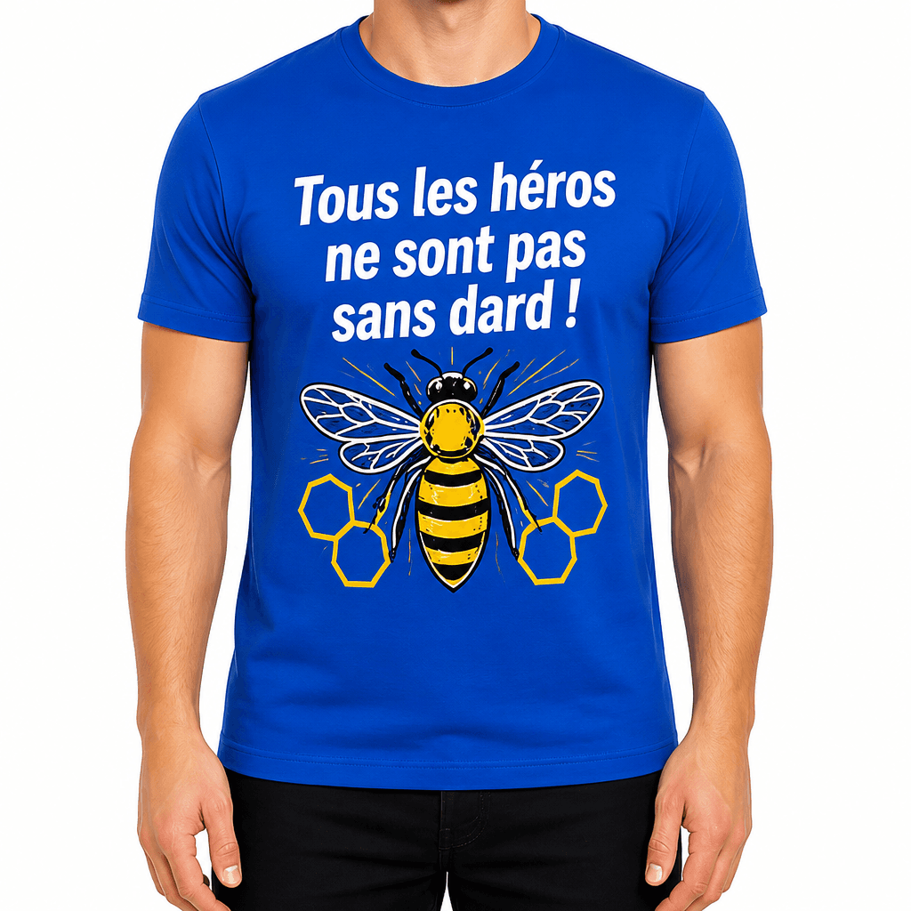 T-shirt apiculteur – Tous les héros ne sont pas sans dard !