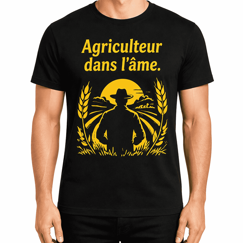 T-shirt agriculteur – Agriculteur dans l'âme.