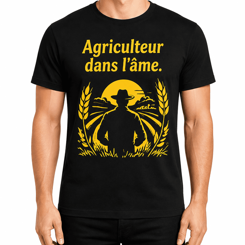 T-shirt agriculteur – Agriculteur dans l'âme.