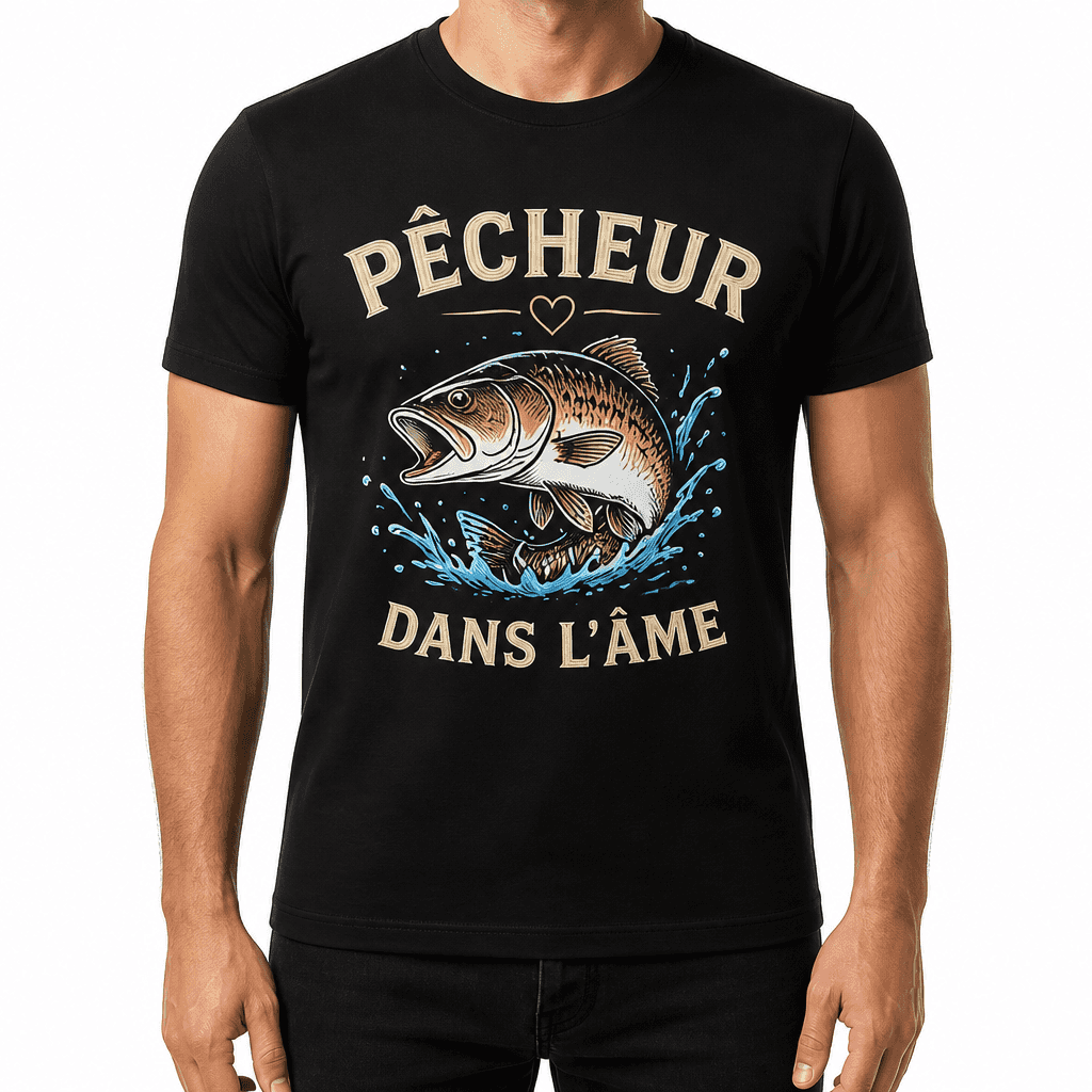 T-shirt de pêcheur – PÊCHEUR DANS L'ÂME