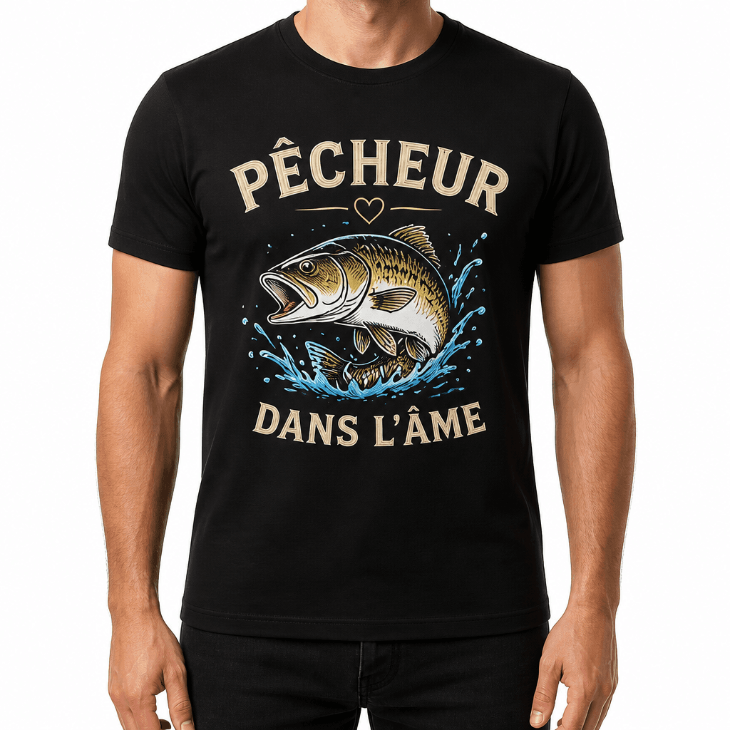 T-shirt de pêcheur – PÊCHEUR DANS L'ÂME
