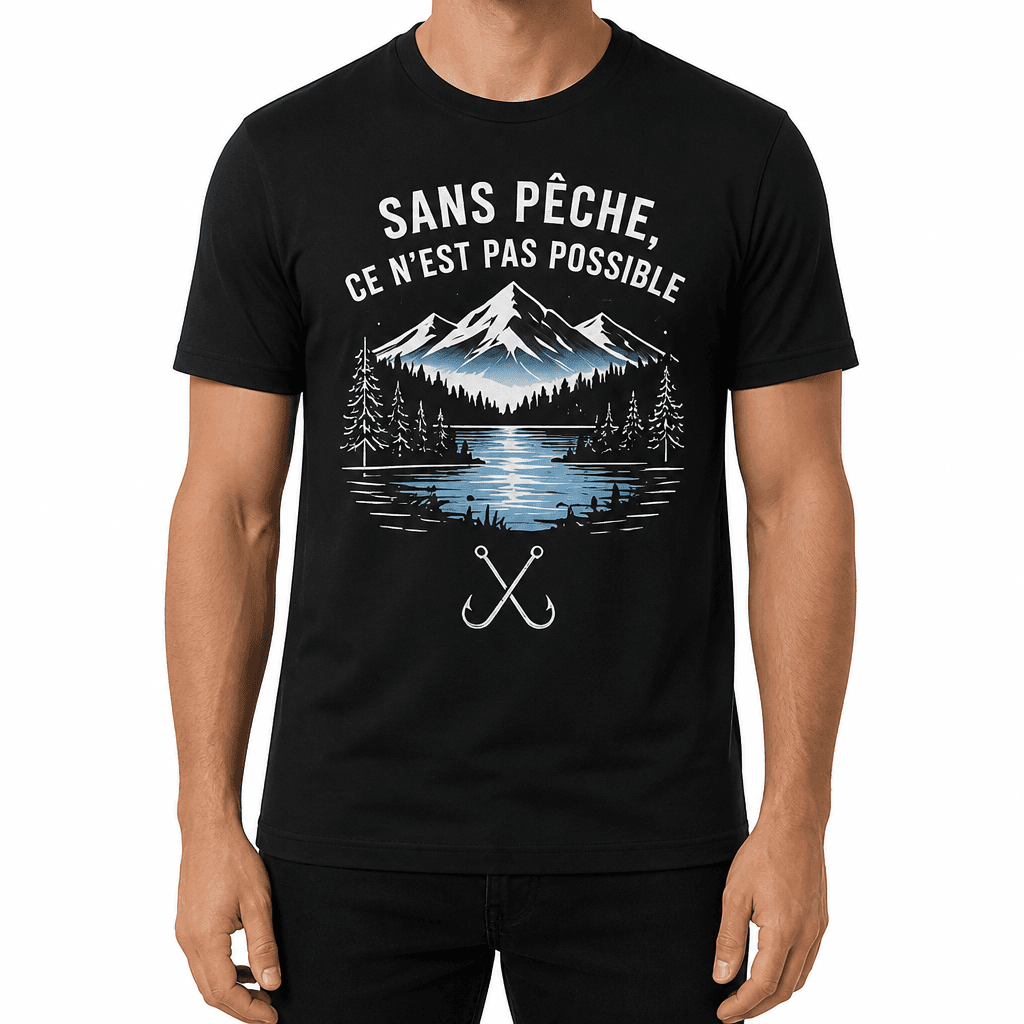 T-shirt de pêcheur – SANS PÊCHE, CE N'EST PAS POSSIBLE
