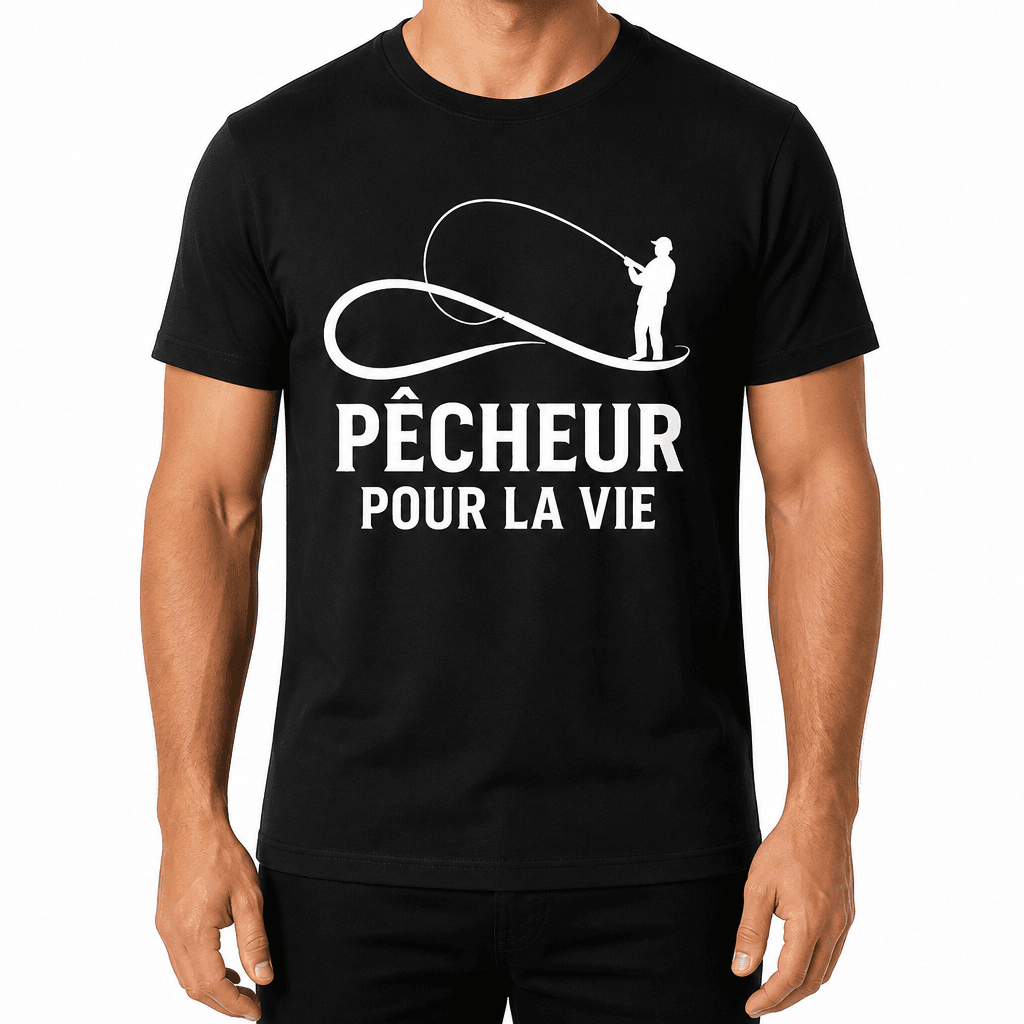 T-shirt de pêcheur – PÊCHEUR POUR LA VIE