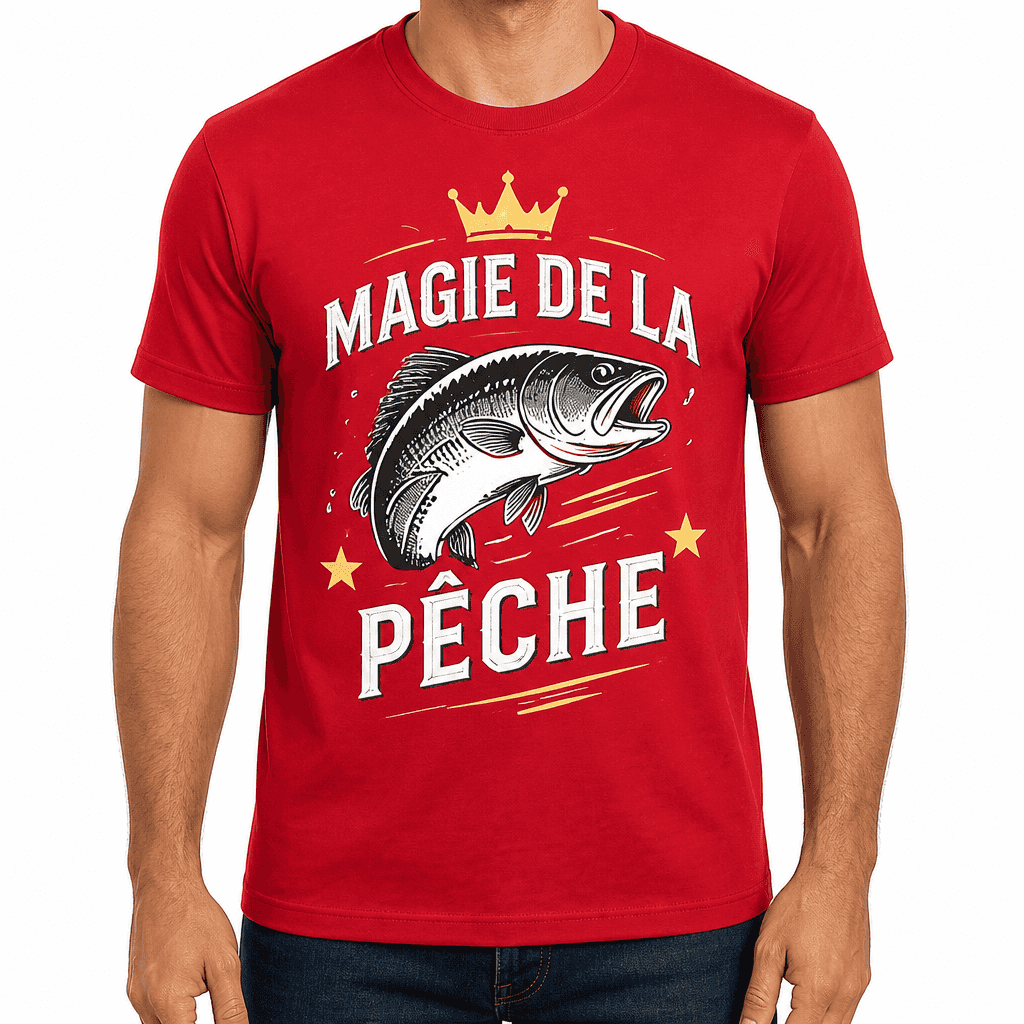 T-shirt de pêcheur – MAGIE DE LA PÊCHE