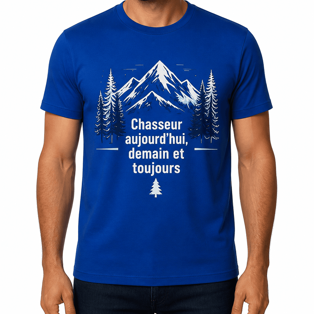 T-shirt chasseur – Chasseur aujourd'hui, demain et toujours