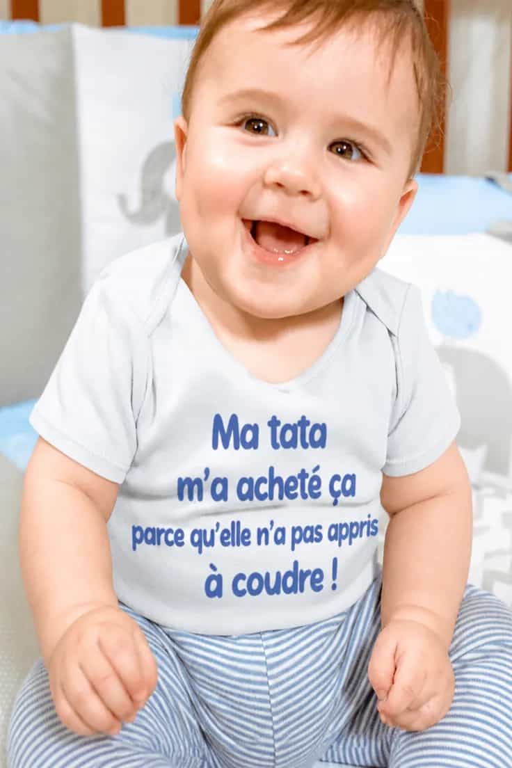 Body bébé Cadeau de tata – Ma tata m'a acheté ça