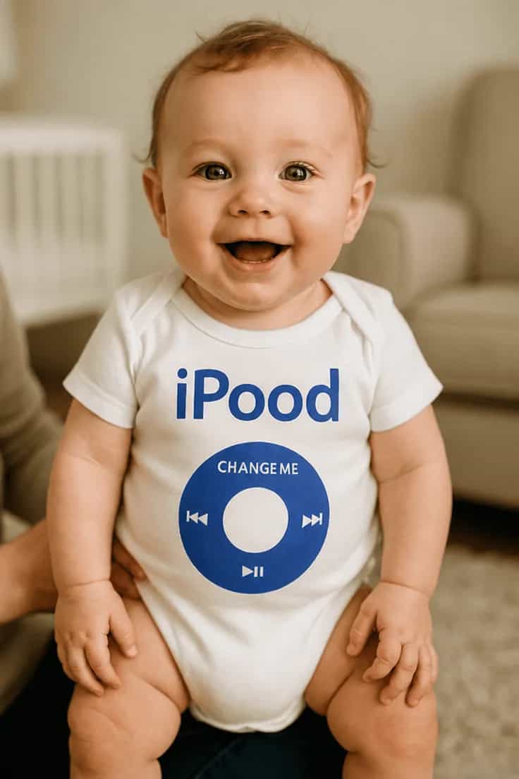 Body bébé drôle iPood - iPood K CHANGE ME K IK