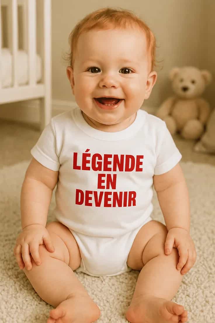 Body bébé drôle LÉGENDE EN DEVENIR