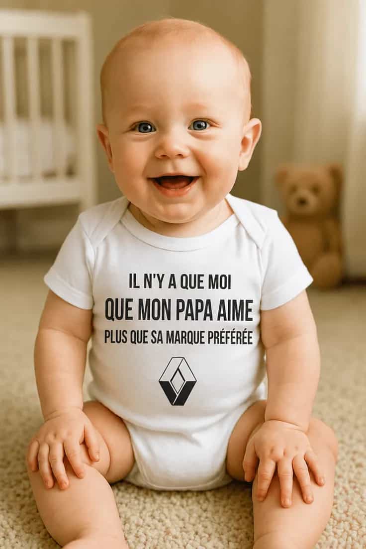 Body bébé Papa et marque préférée - IL N'Y A QUE MOI