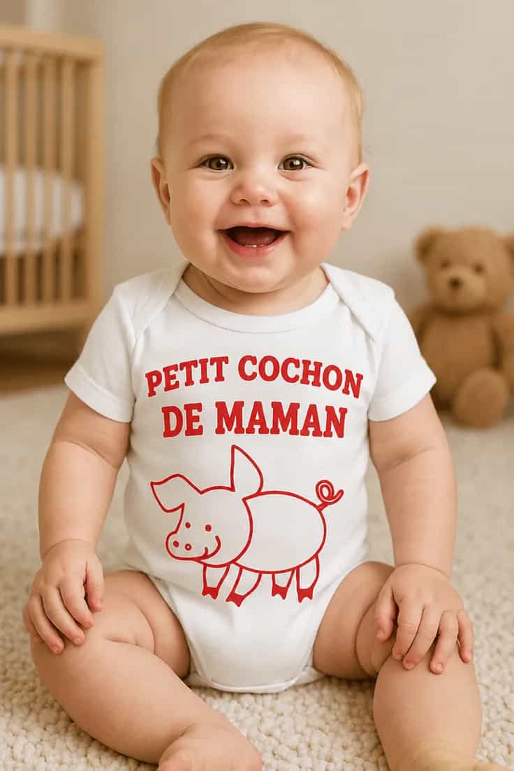Body bébé Petit cochon de maman - PETIT COCHON