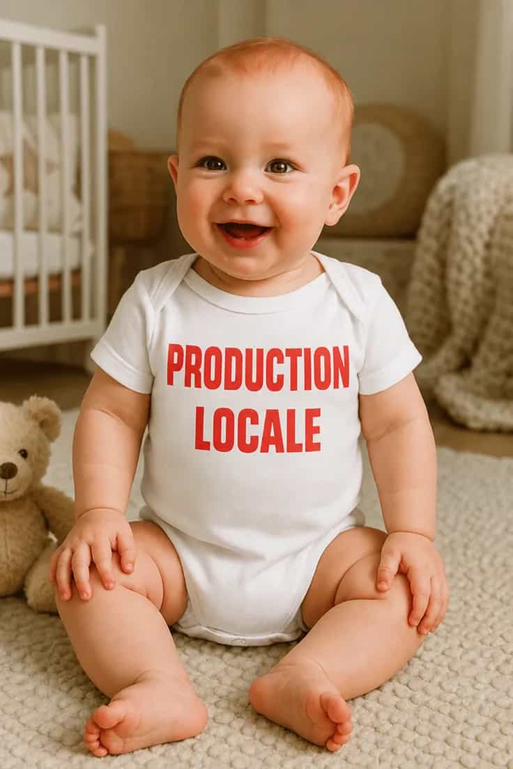 Body bébé Production locale – PRODUCTION LOCALE