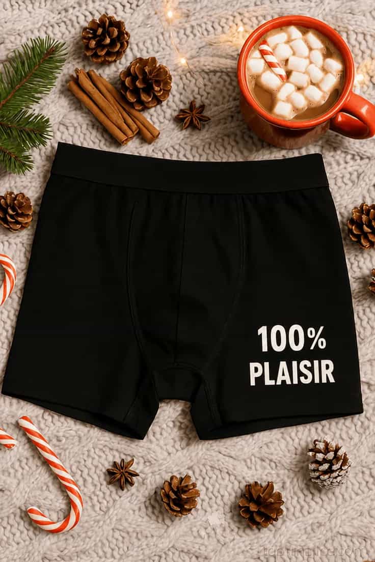 Boxer humoristique 100 pour cent plaisir