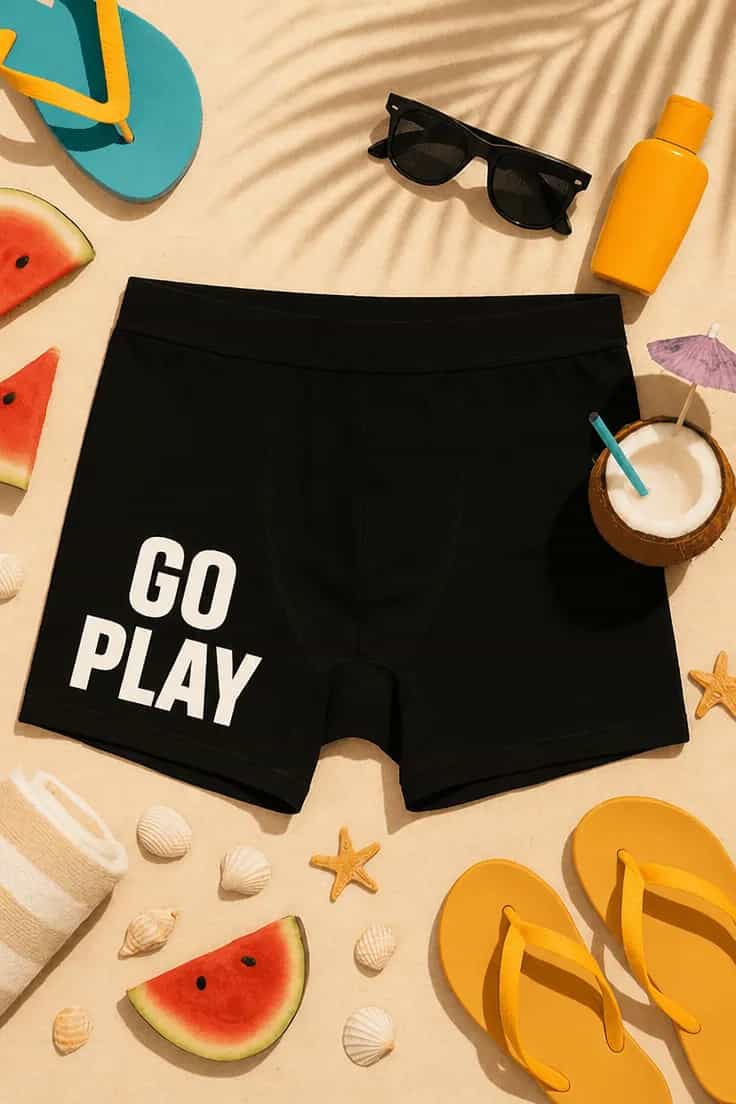 Boxer humoristique Go play - GO PLAY